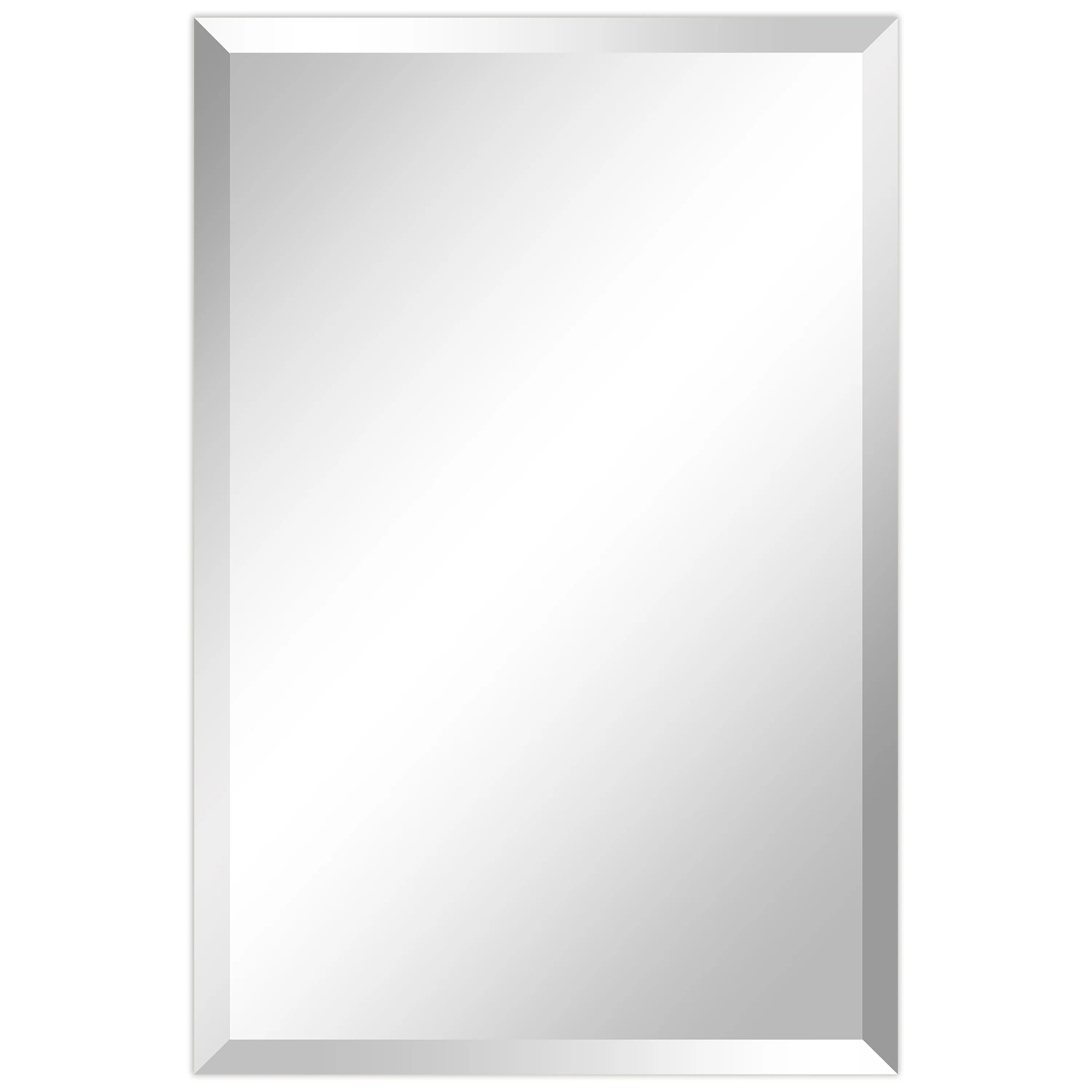 Frameless Beveled Prism Wall Mirror, Clear Square or Rectangular Decorative Mirror for Bathroom, Bedroom and Home Decor - Image 5