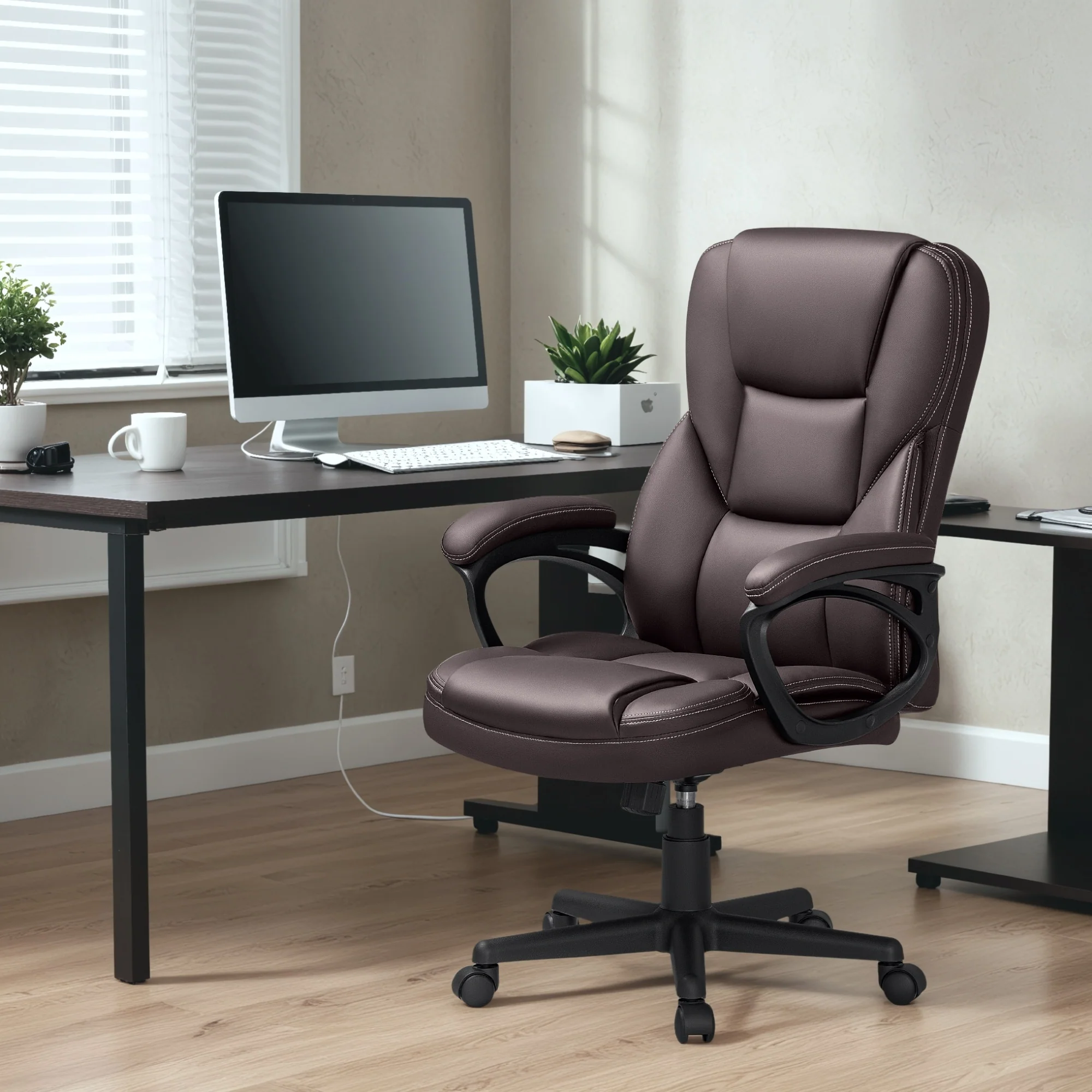 High Back Executive Office Chair, Ergonomic Computer Desk Chair for Home and Office - Image 5