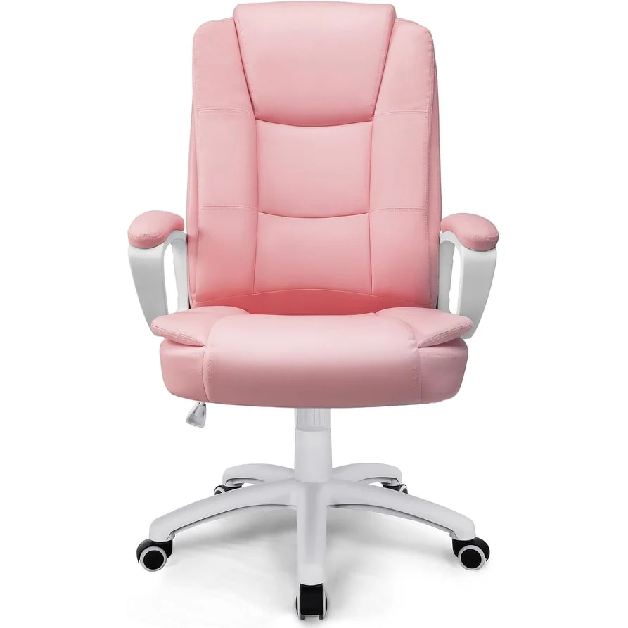 Big and Tall Executive Office Chair, High Back Ergonomic Leather Chair, 400 lb Capacity - Image 5