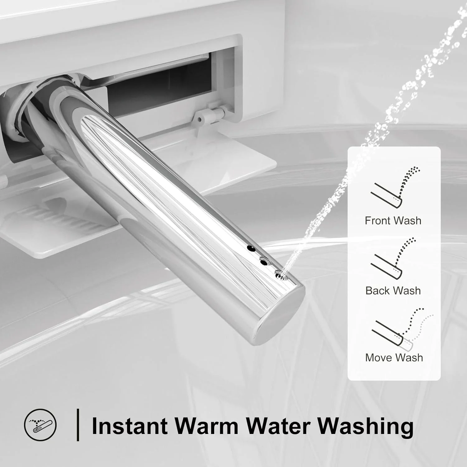 HOROW Tankless Toilet, Modern Smart Toilet without bidet, Self Cleaning One Piece Toilet with Warm Elongated Seat,Heated Toilet HR-T10SD - Image 18