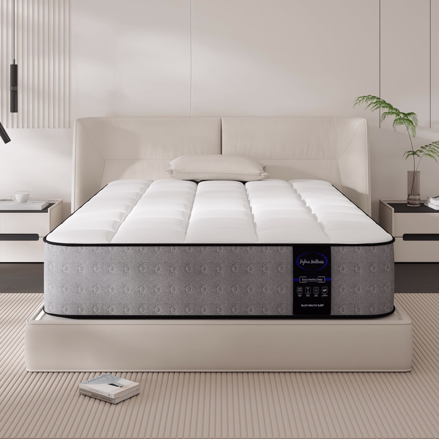 Luxury Twin Mattress, 8 Inch Hybrid Twin Size Mattress in a Box,Back Relief - Image 3