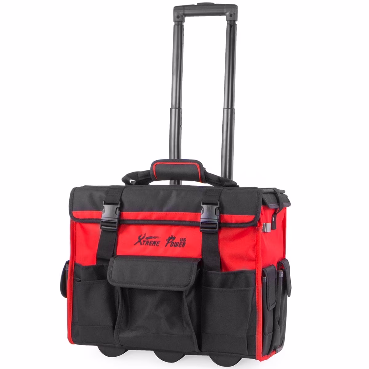 Stark USA 20'' Rolling Tool Bag, Waterproof Tool Bag with Wheels, Portable Storage Organizer Rolling Tool Tote, for Electrician, Construction - Image 3