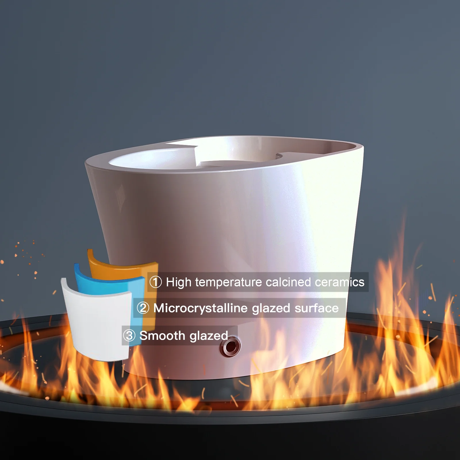 HOROW Tankless Toilet, Modern Smart Toilet without bidet, Self Cleaning One Piece Toilet with Warm Elongated Seat,Heated Toilet HR-T10SD - Image 2