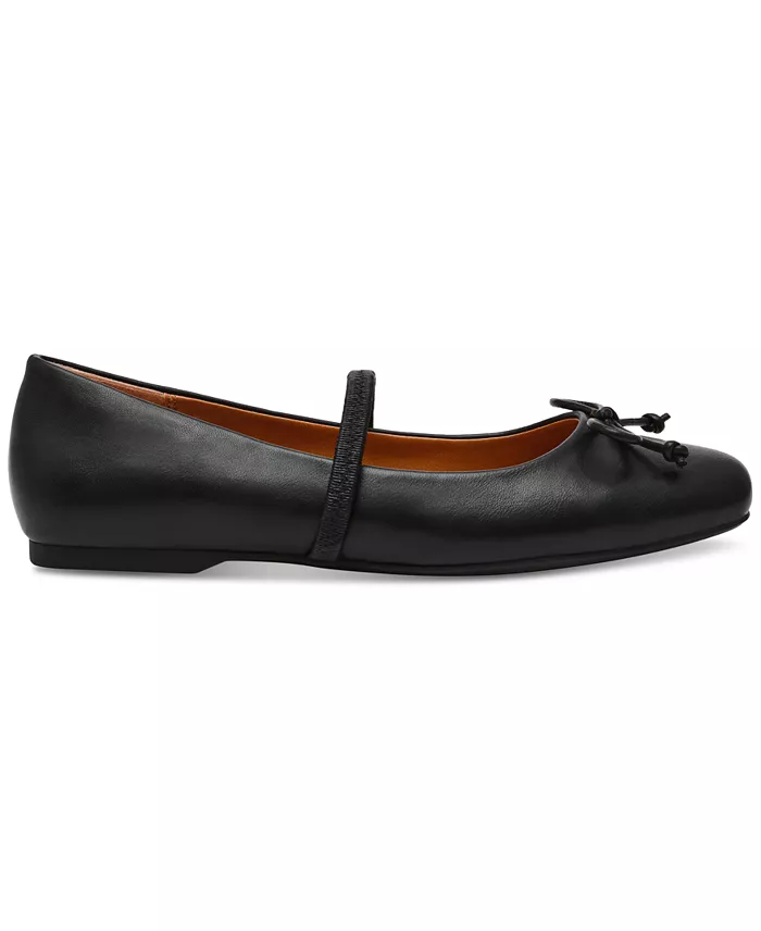 Women's Bow Mary Jane Ballet Flats, Elegant Round Toe Casual Flat Shoes for Everyday Wear - Image 4