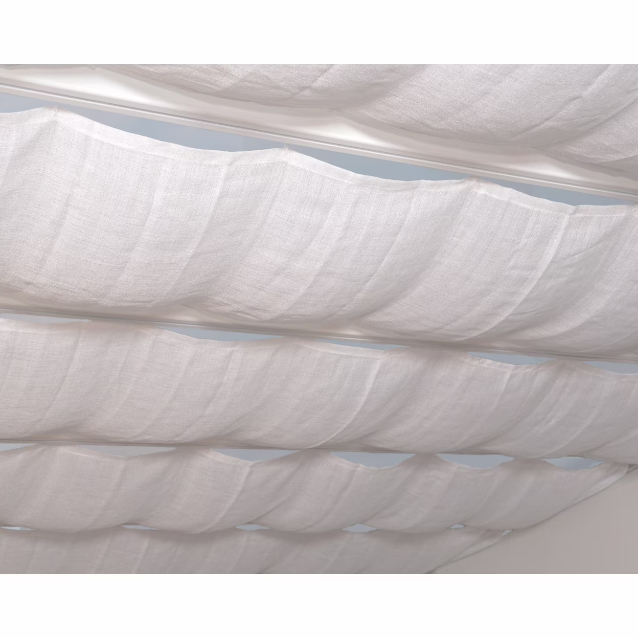 Palram - Canopia Patio Cover Blinds 10' x 10' - White for Feria 10', Olympia, Sierra 10' and Sanremo 10' - Image 12