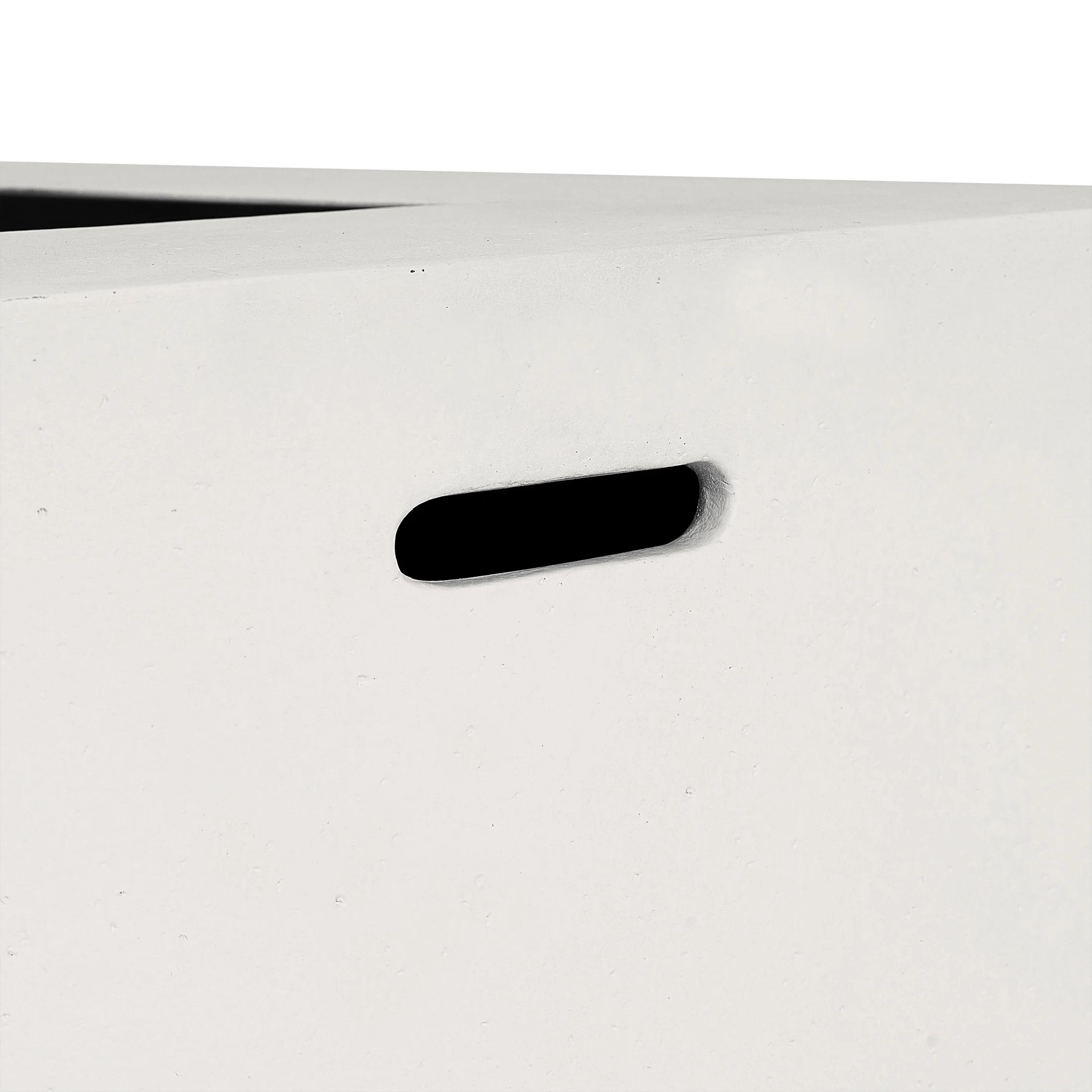 Christopher Knight Home Modern Outdoor 56" Rectangular Propane Fire Pit, 50,000 BTU, White MGO, (No Tank Cover) - Image 7