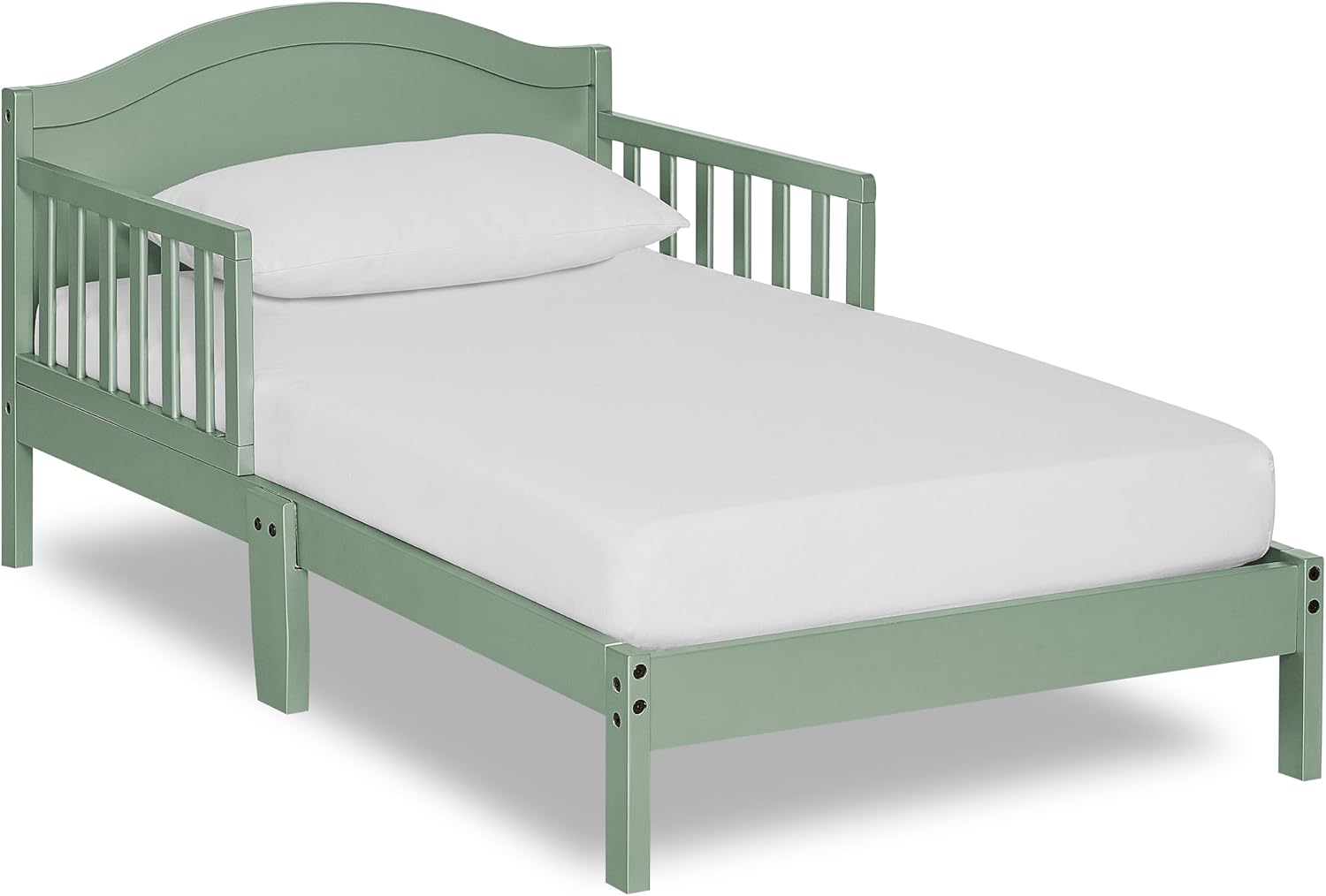 Pinewood Toddler Bed, GREENGUARD Gold Certified, Blush Pink - Image 7