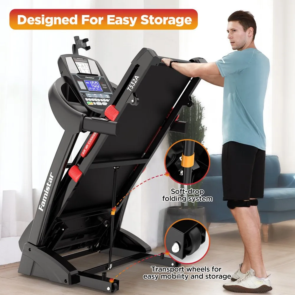 Folding Treadmill for Home with 15 Levels Auto Incline, 300LB Capcity, 10MPH Fast Speed Controls - Image 15