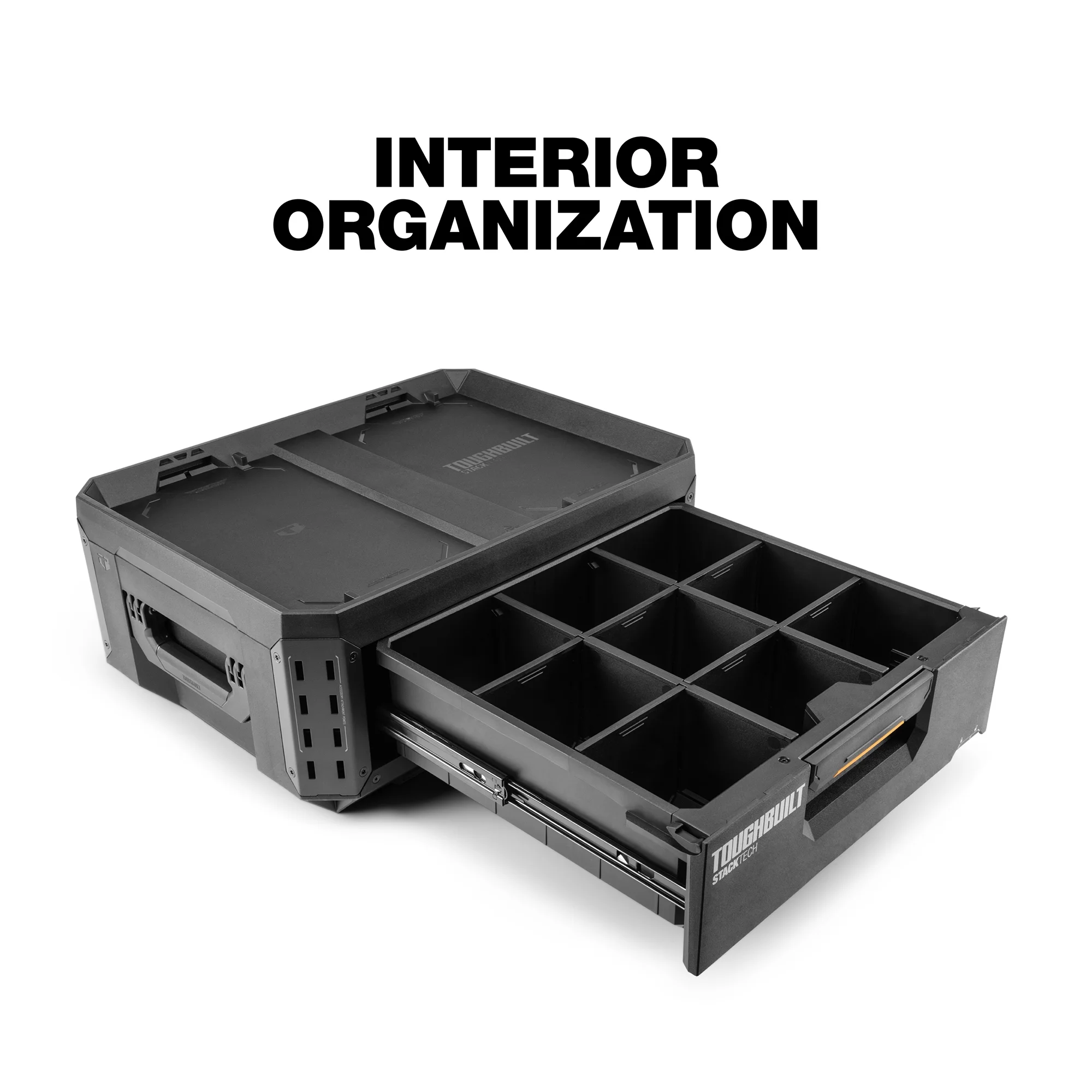 ToughBuilt StackTech 1 Drawer Toolbox, Heavy-Duty Stackable Tools Storage, 50 lb Capacity - Image 6