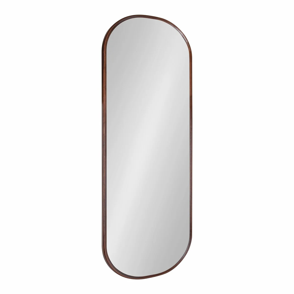 Modern Capsule Framed Wall Mirror, Decorative Oval Accent Mirror for Living Room, Bedroom and Entryway - Image 3
