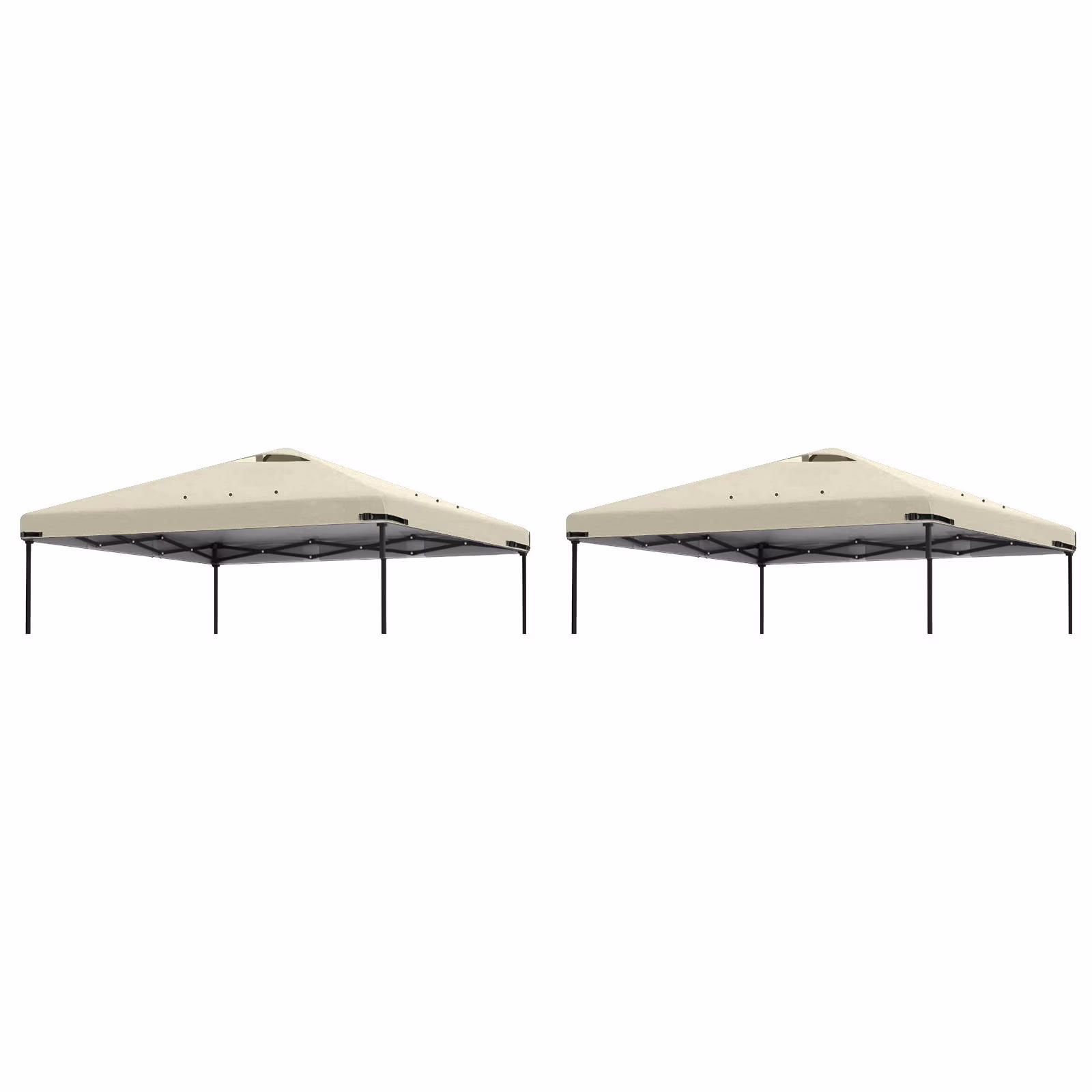Home Decor 2Pcs 10X10Ft Replacement Cover Tier Gazebo Roof Sunshade Outdoor Cover Sunshade Patio Pavilion Protective Cover - Image 10