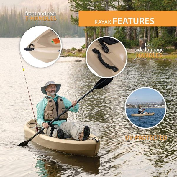 90806 100 Fishing Kayak C 2 Pack (Paddles Included) - Image 9
