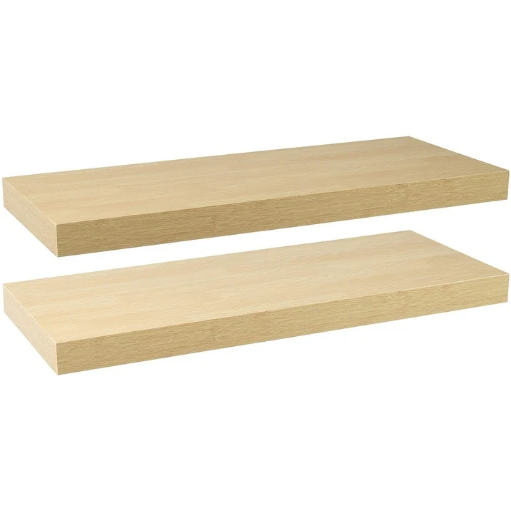 24 Inch Extra Long Floating Wall Shelf, Wall Mounted Display and Storage Shelf for Home Decor - Image 13
