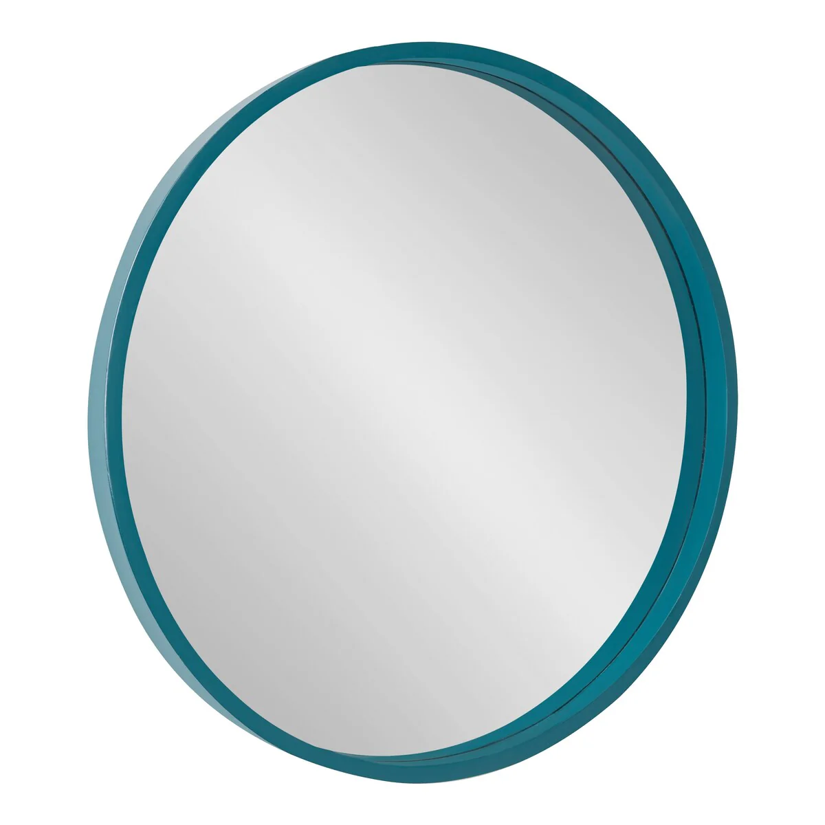 Round Wood Accent Wall Mirror, Modern Decorative Wooden Frame Mirror for Living Room, Bedroom and Entryway - Image 16