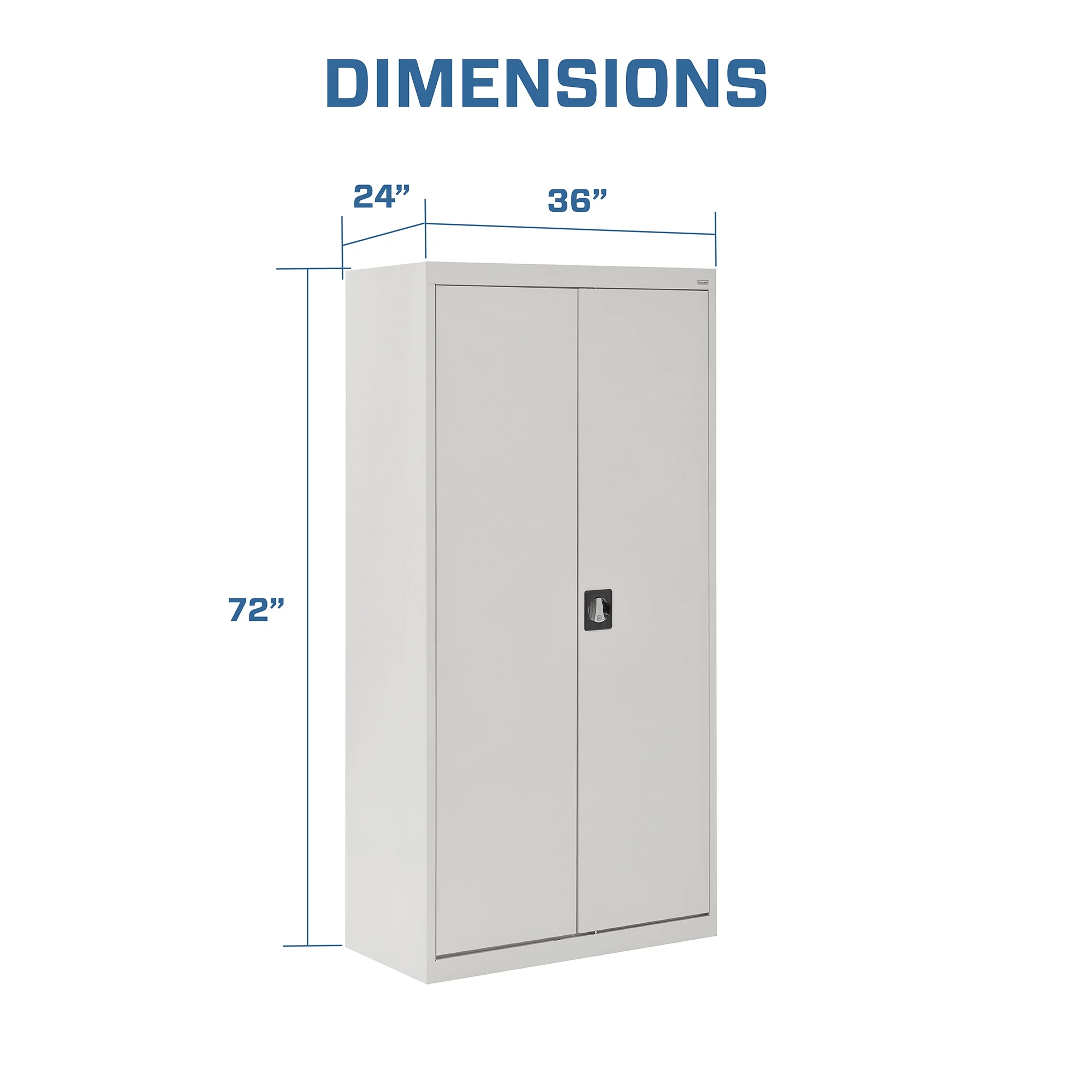 Sandusky Lee 20-Gauge 5-Shelf Welded Steel Freestanding Garage Storage Cabinet, Black - Image 37
