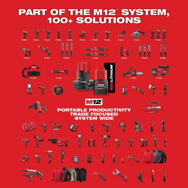 2567-22 12V Lithium-Ion Brushless Cordless High Speed 3/8 in. Ratchet Kit w/(2) Batteries, Charger and Bag - Image 9