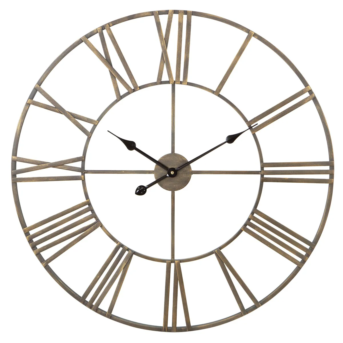 Modern Round Metal Wall Clock, Decorative Circular Hanging Clock for Living Room, Bedroom and Office - Image 27