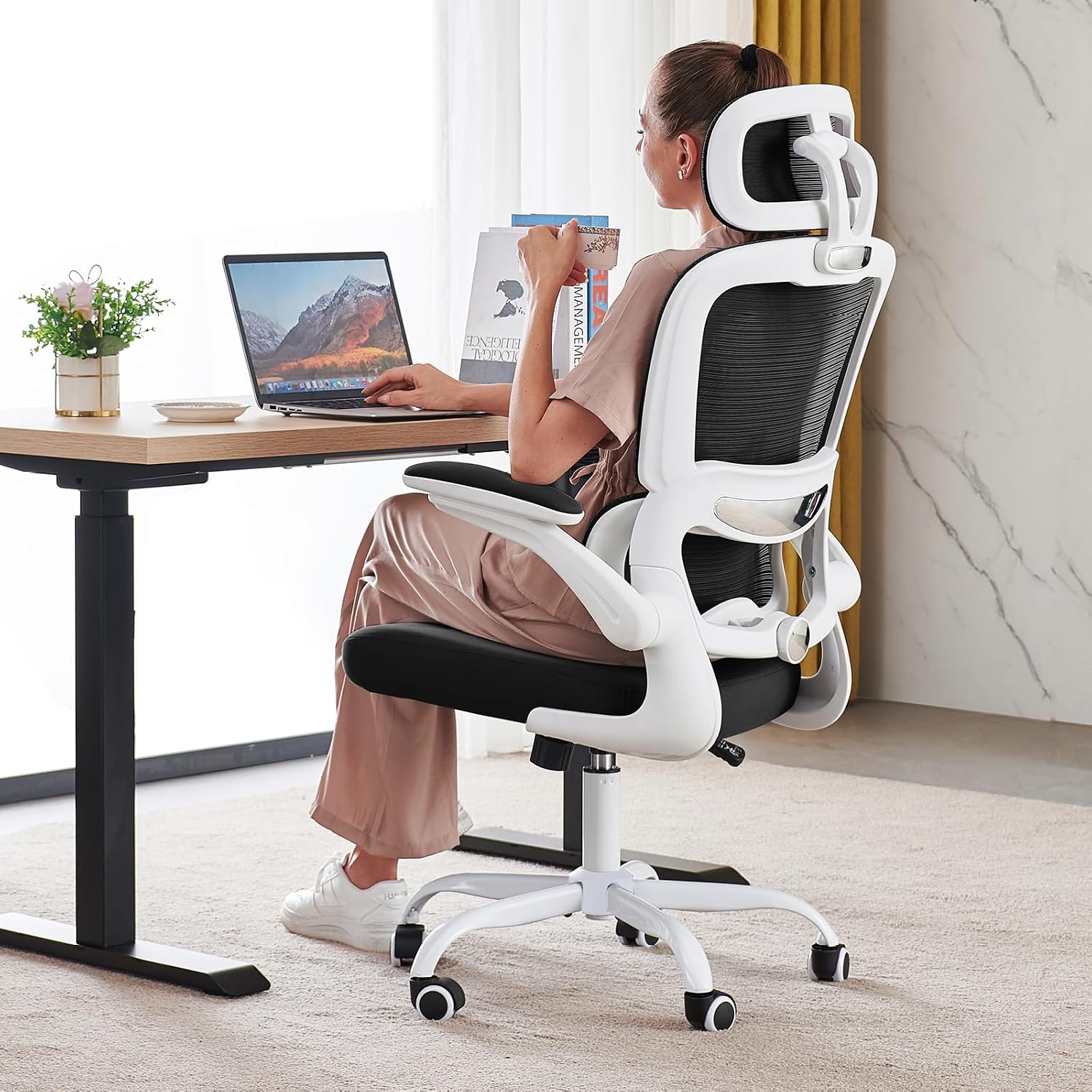 Office Chair Ergonomic Desk Chair - Gaming Chair with Lumbar Support - Image 34