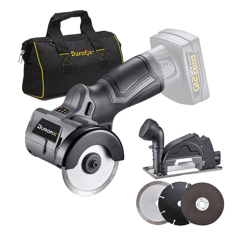 Durofix G12 Series RK12136-2-K2 12V Cordless 3/8" Hammer Drill Power Tool Combo Kit with 3 Inch Compact Cut Off Tool, Reciprocating Saw, 1 Battery & Charger - Image 4