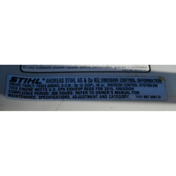 MS271 Chainsaw C 50.2 Cc, 2.6 KW - Image 7