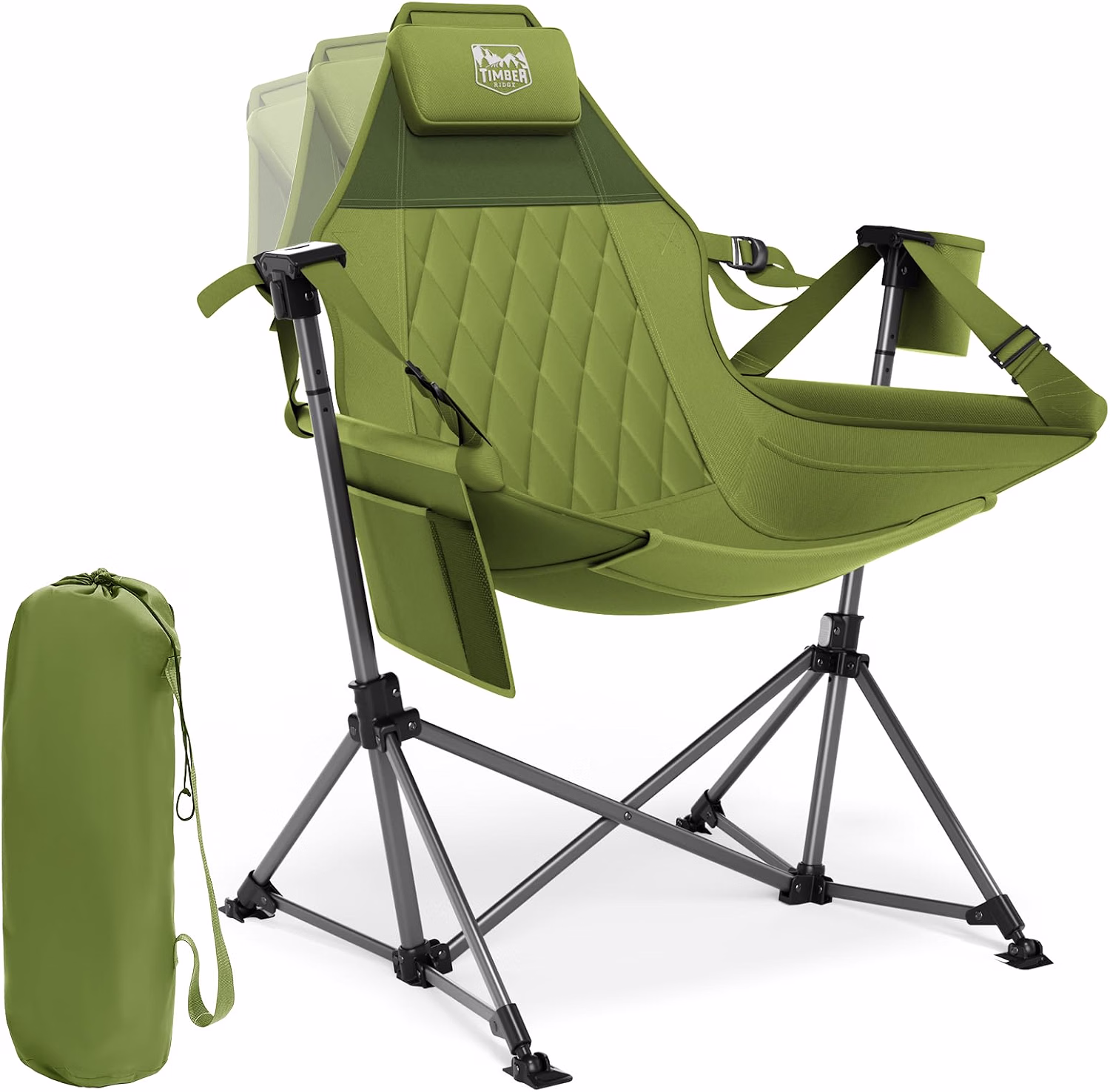 Hammock Camping Chair, Oversized Swinging Chair, 400lbs Load - Image 4