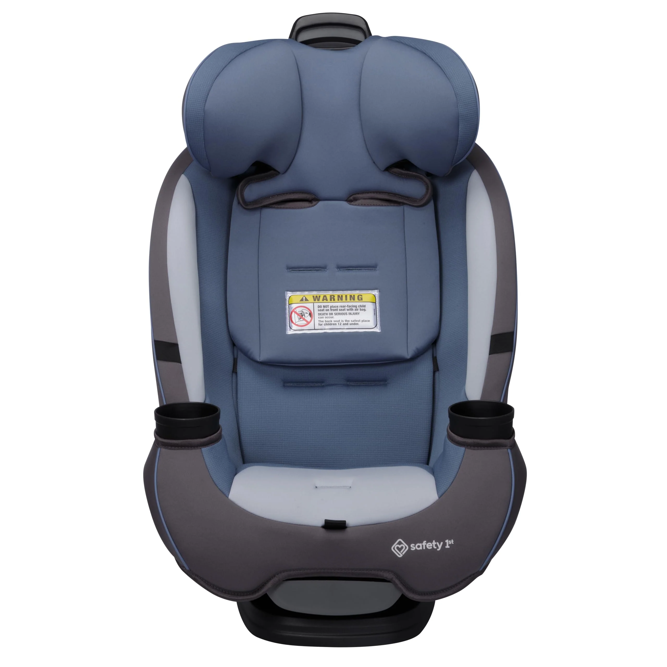 3-in-1 Slim Convertible Car Seat, All-in-One Infant Toddler Booster Seat, Rear & Forward Facing Child Safety Seat, Blue - Image 17