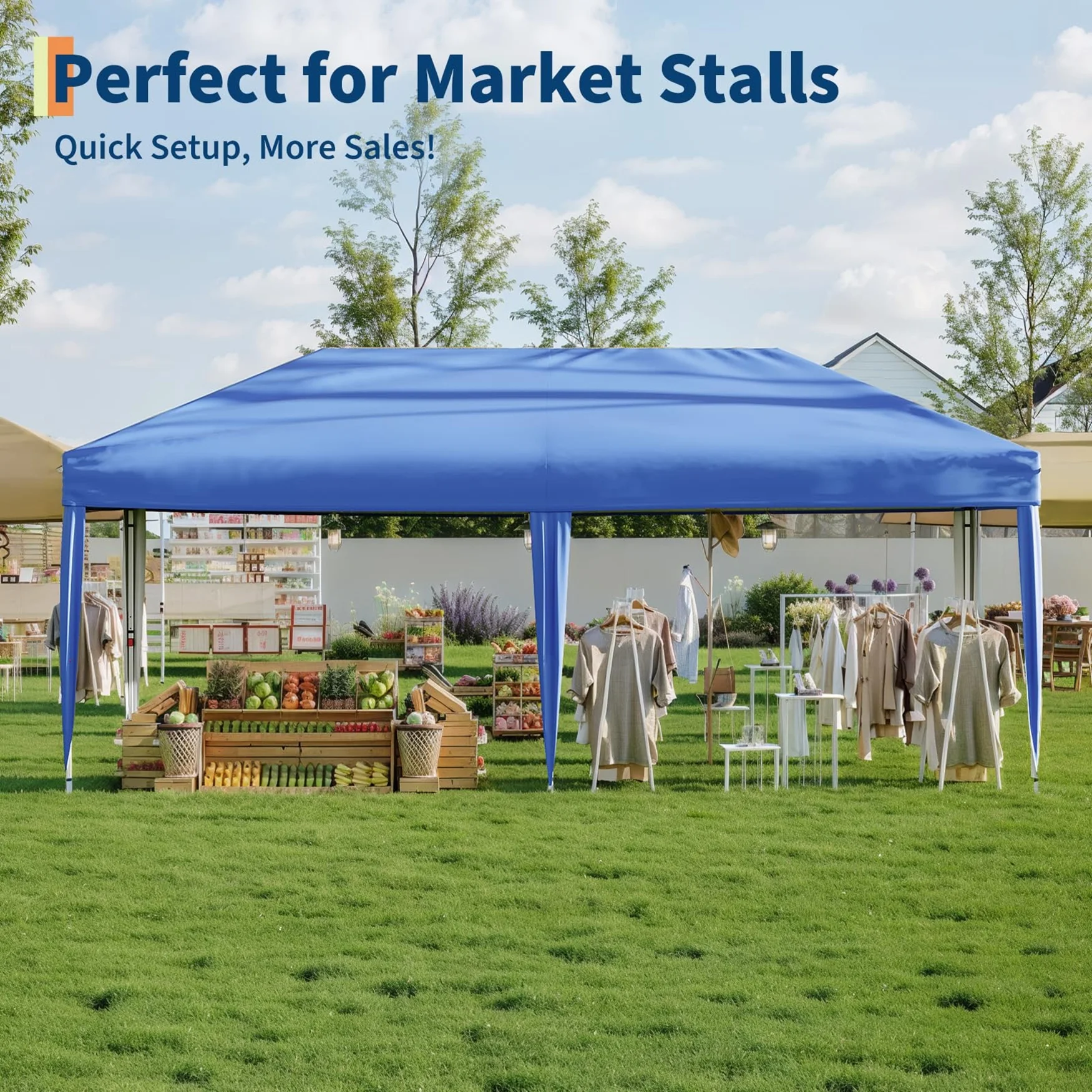 Arigeas Pop Up Canopy Tent 10'x10' with Adjustable Height, Easy Outdoor Sun Shade Shelter for Party, Event, Patio - Image 20