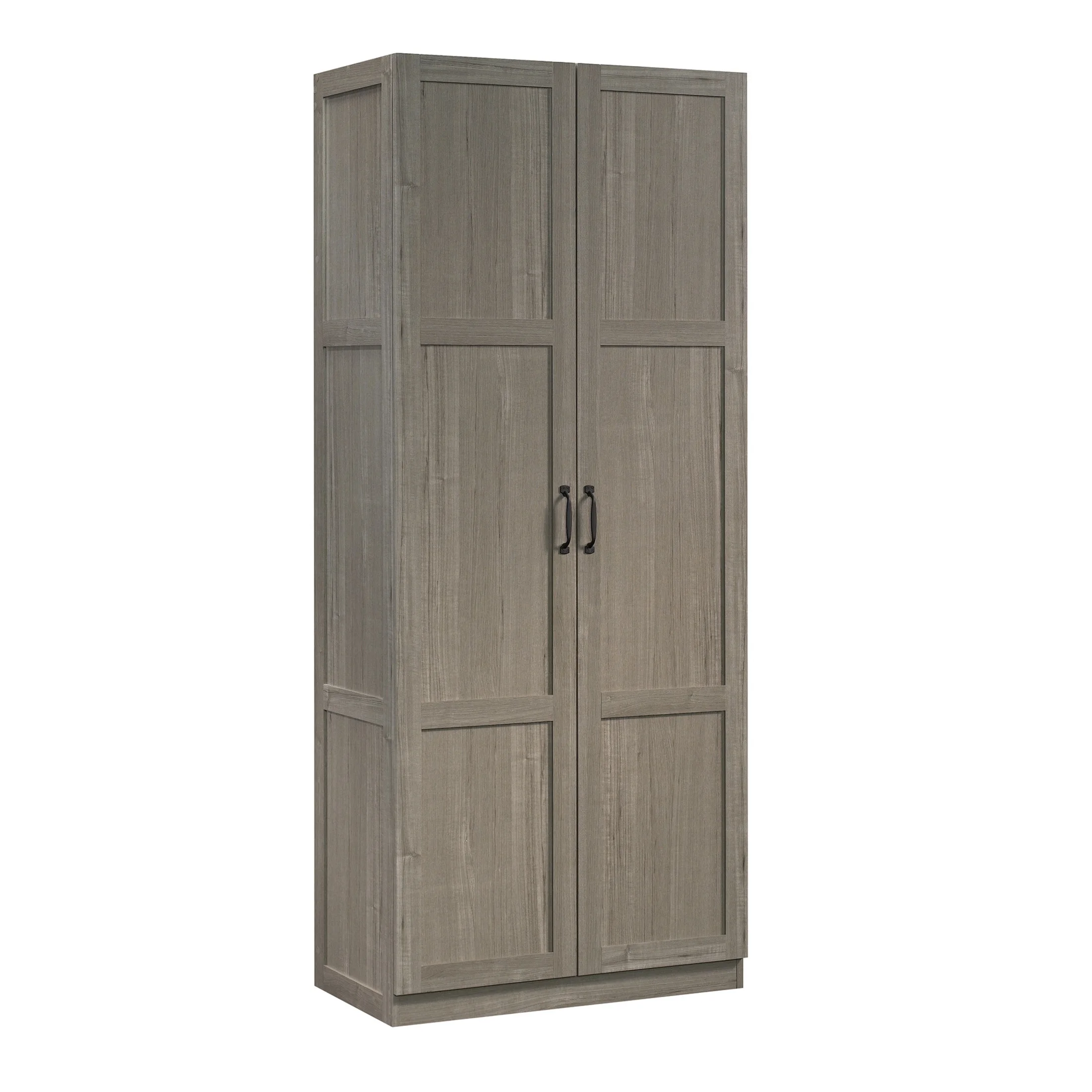Sauder Select 2 Door Storage Cabinet, Reclaimed Pine Finish - Image 17