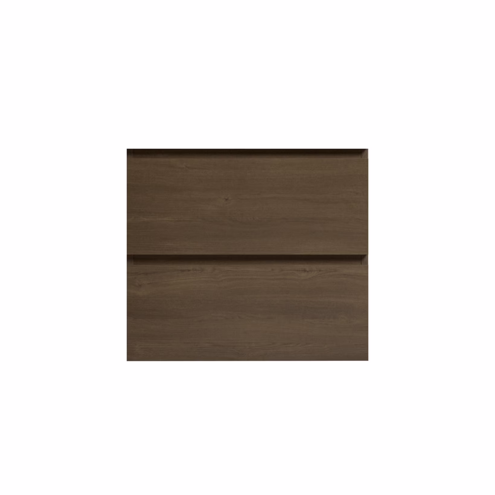 Wall Mount Bathroom Cabinet Without Basin, Gray Two-Drawer Storage Unit with Pre-Assembled Design for Space-Saving Modern Bathrooms - Image 3