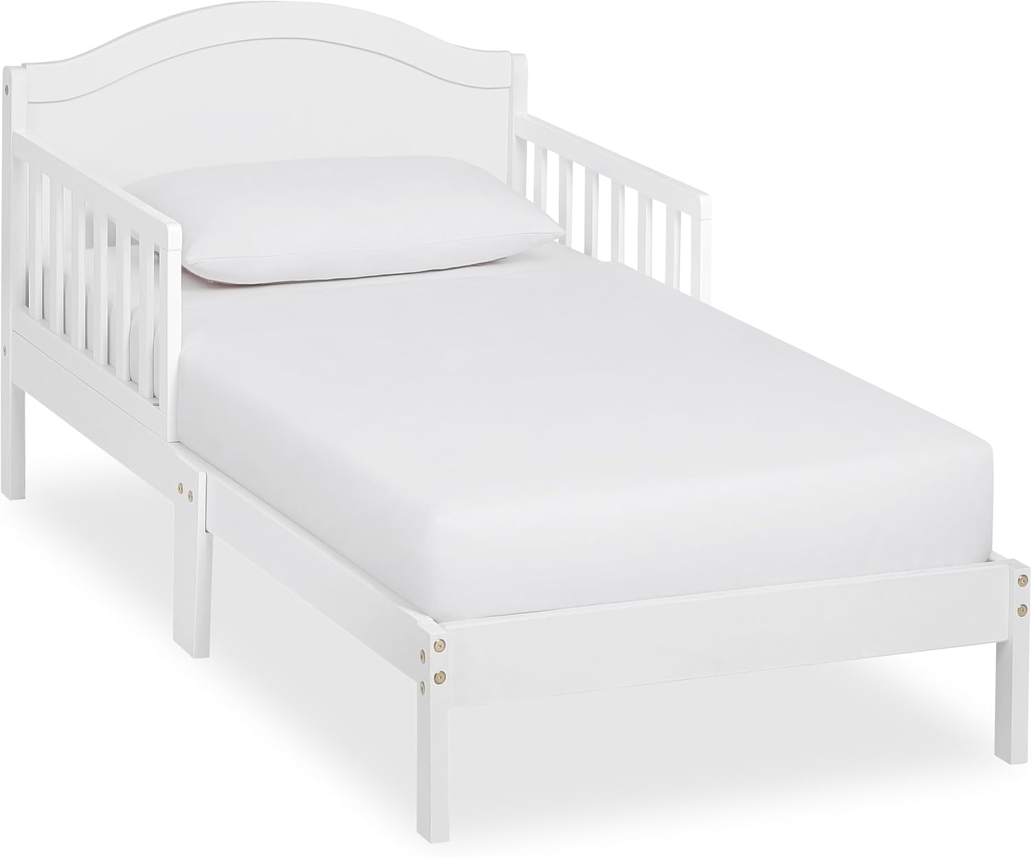 Pinewood Toddler Bed, GREENGUARD Gold Certified, Blush Pink - Image 3