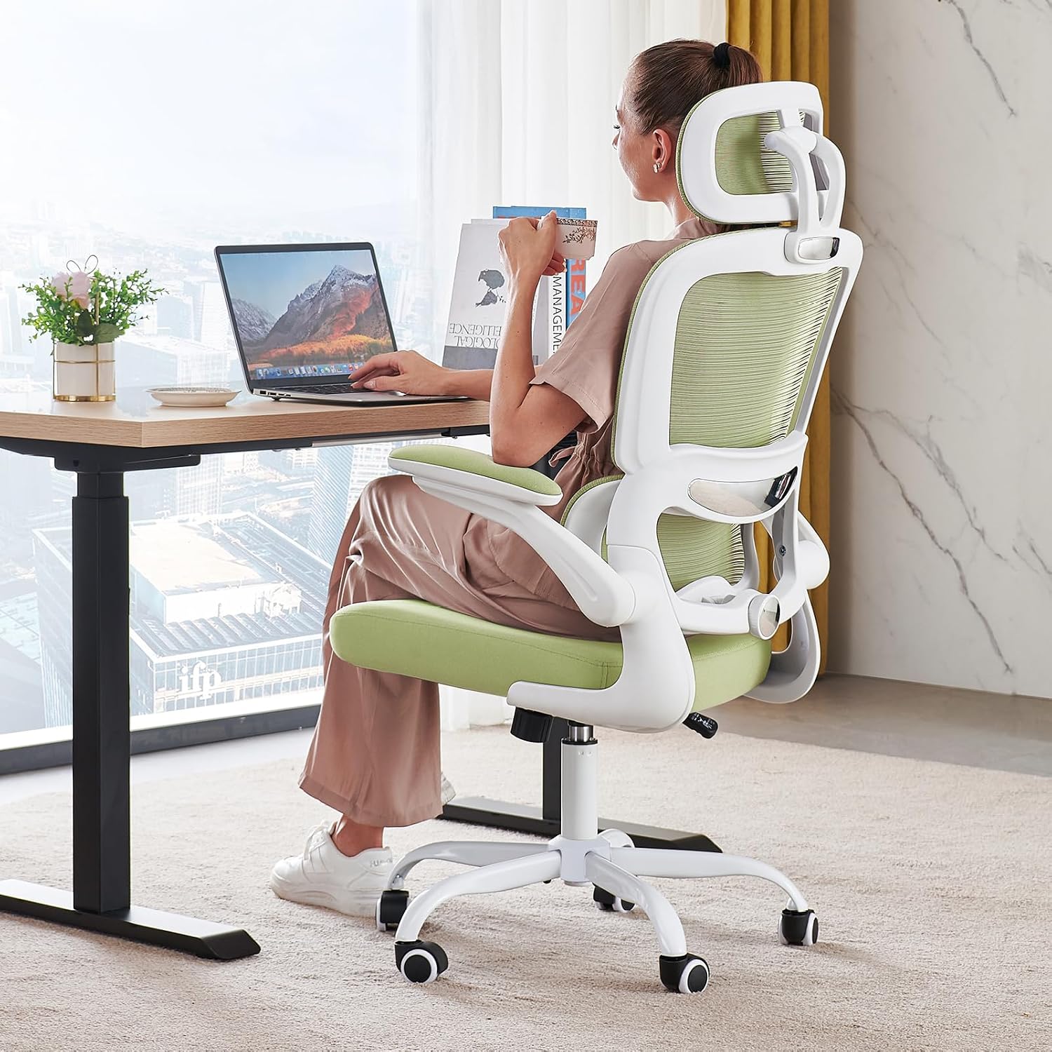 Office Chair Ergonomic Desk Chair - Gaming Chair with Lumbar Support - Image 18