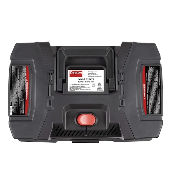 Dayton Portable Wet/Dry Vacuum,4 gal,1,080 W 61HV79 - Image 2