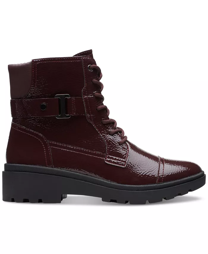 Women's Lace-Up Buckle Ankle Boots, Stylish Casual Boots with Decorative Details for Everyday Wear - Image 5