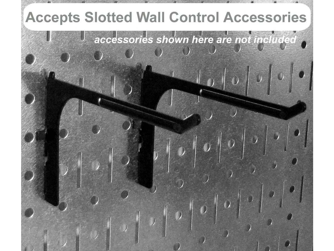Wall Control Pegboard Hobby Craft Pegboard Organizer Storage Kit with Blue Pegboard and Blue Accessories - Image 4