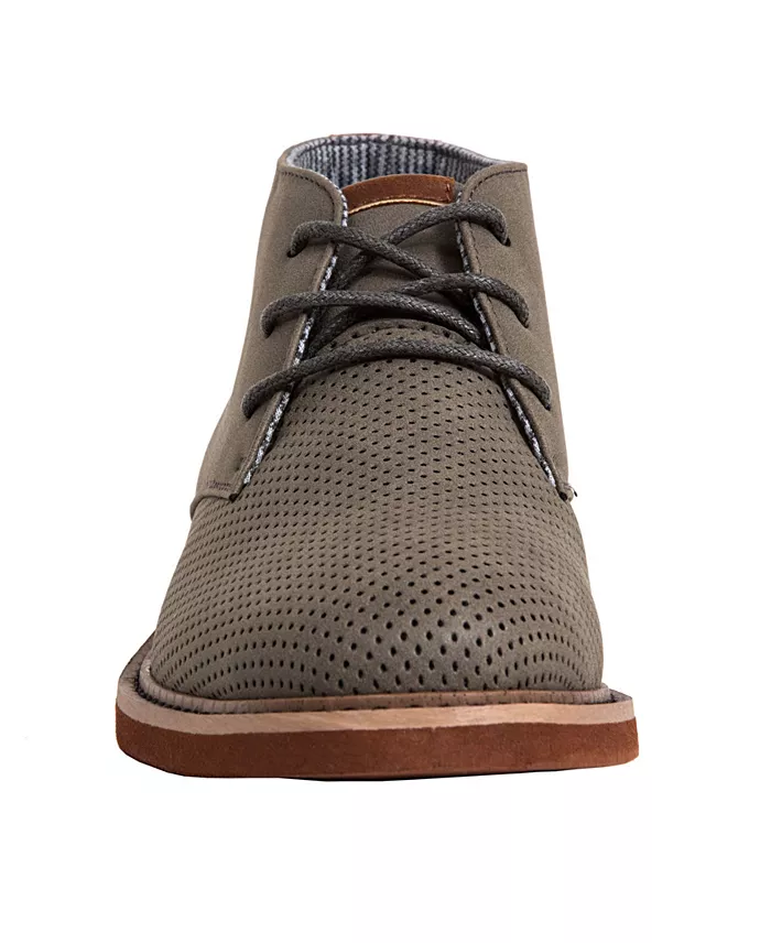 Little & Big Boys Perforated Fashion Booties, Stylish Casual Ankle Boots for Kids - Image 3