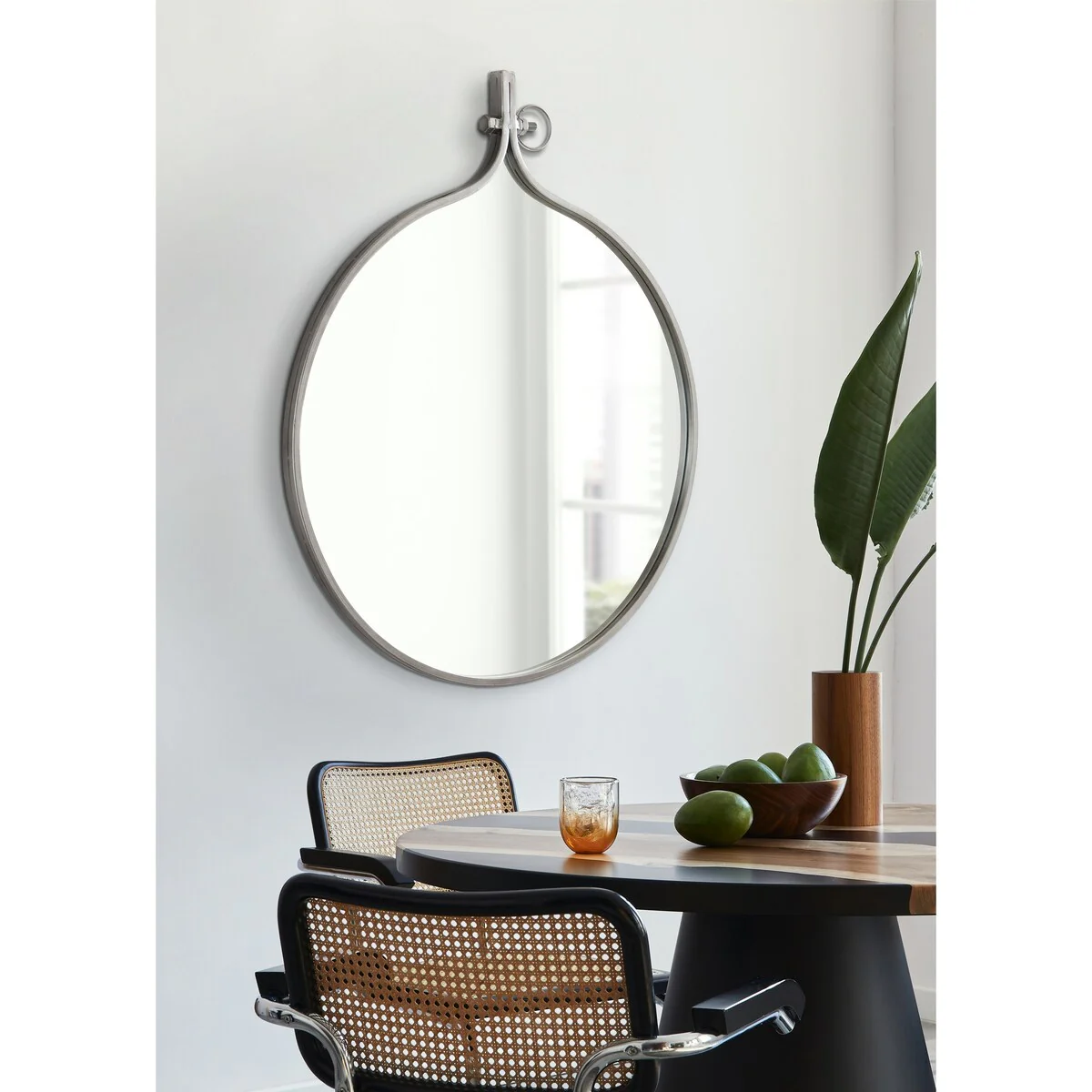 Modern Round Wall Mirror, Decorative Circular Accent Mirror for Living Room, Bedroom and Entryway - Image 24