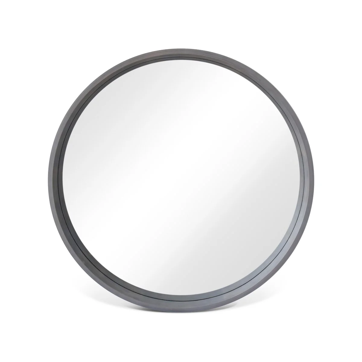 Classic Farmhouse Round Wall Mirror, Wooden Frame Decorative Accent Mirror for Living Room, Bedroom and Entryway - Image 72