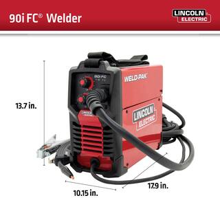 90i FC Flux-Cored Wire Feeder Welder (No Gas) K5255-1 Configuration B - Image 6