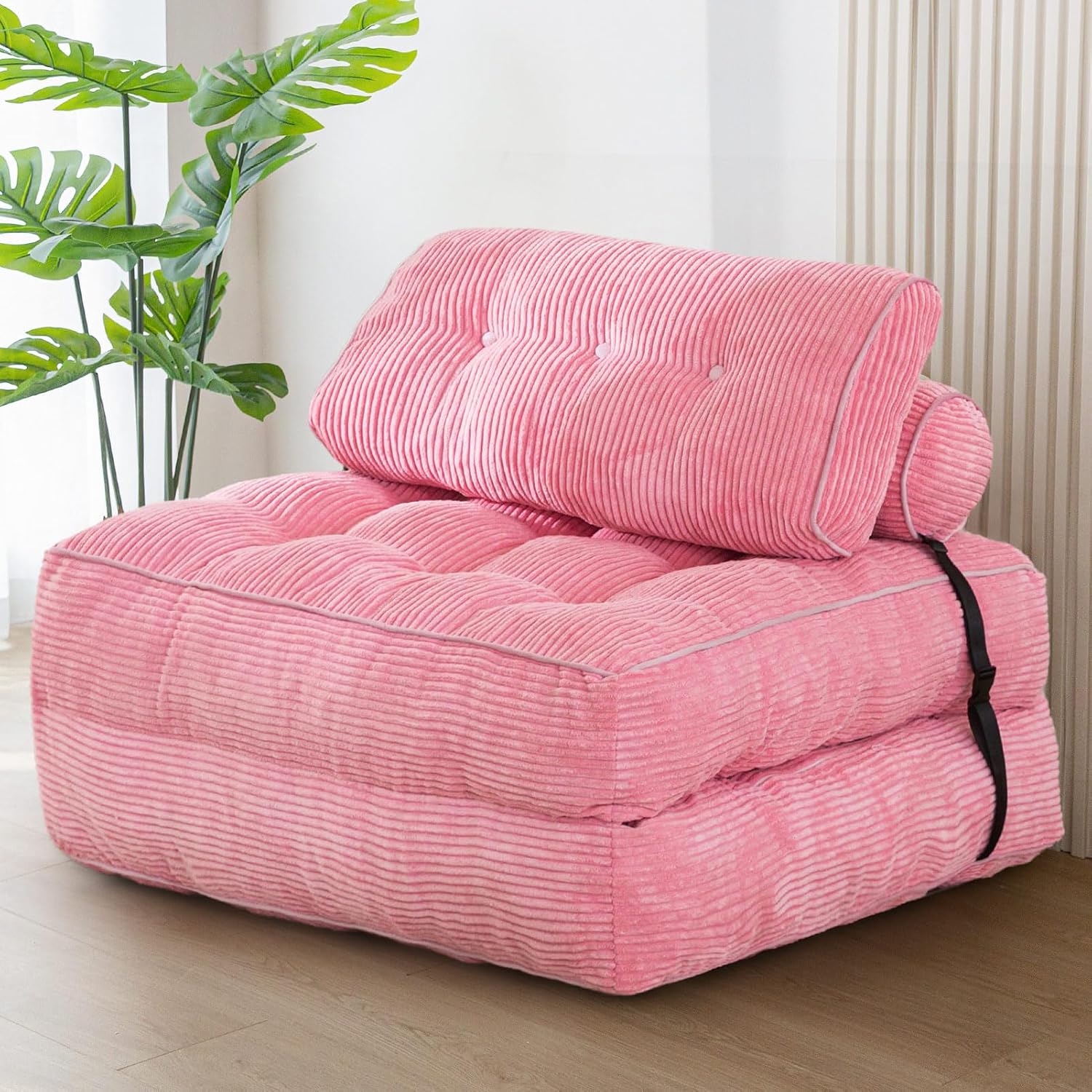 Folding Sofa Bed, Convertible Chair Bed with Pillow - Image 14