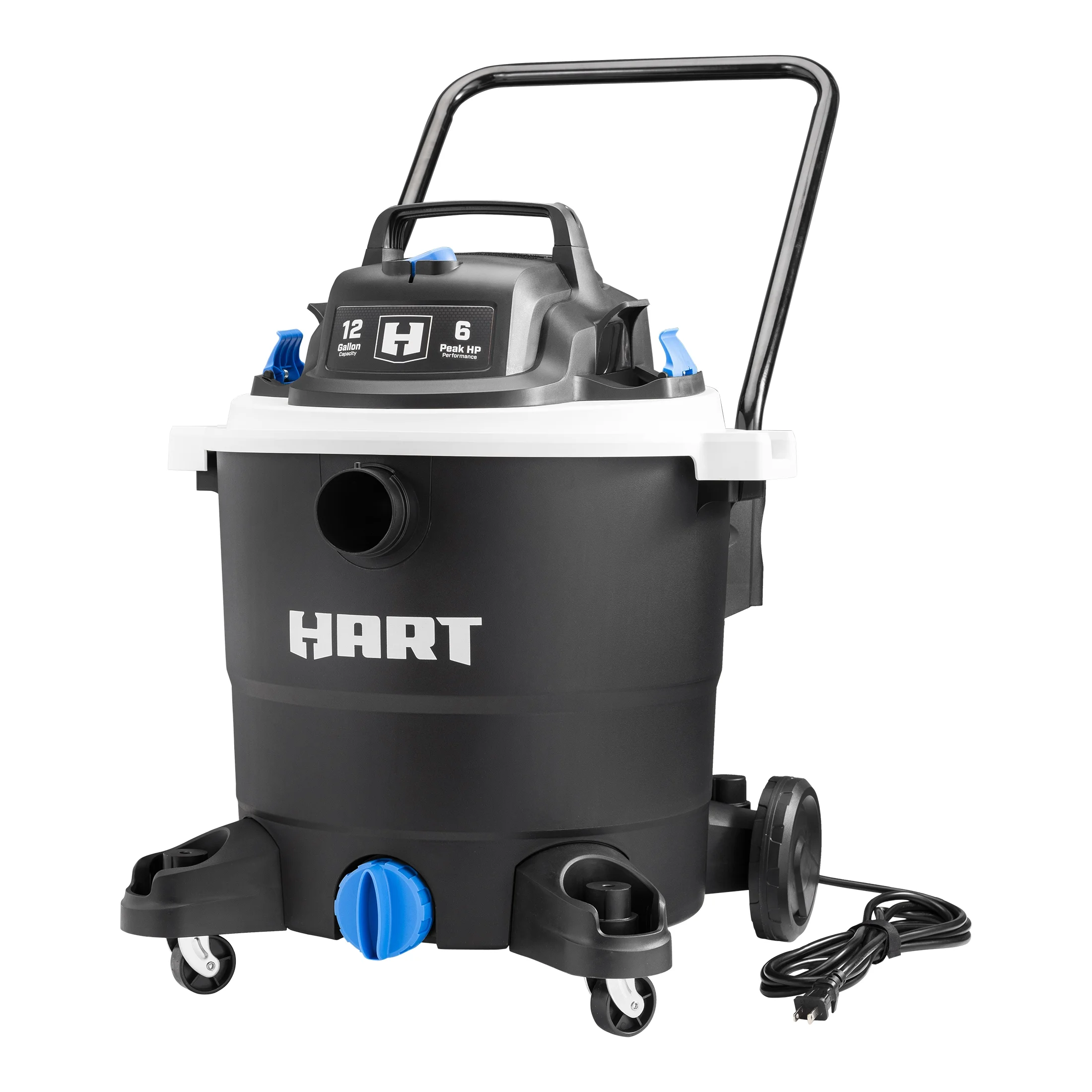 HART 12 Gallon 6 Peak HP Wet/Dry Vacuum, VOC1212PW 3701 - Image 2
