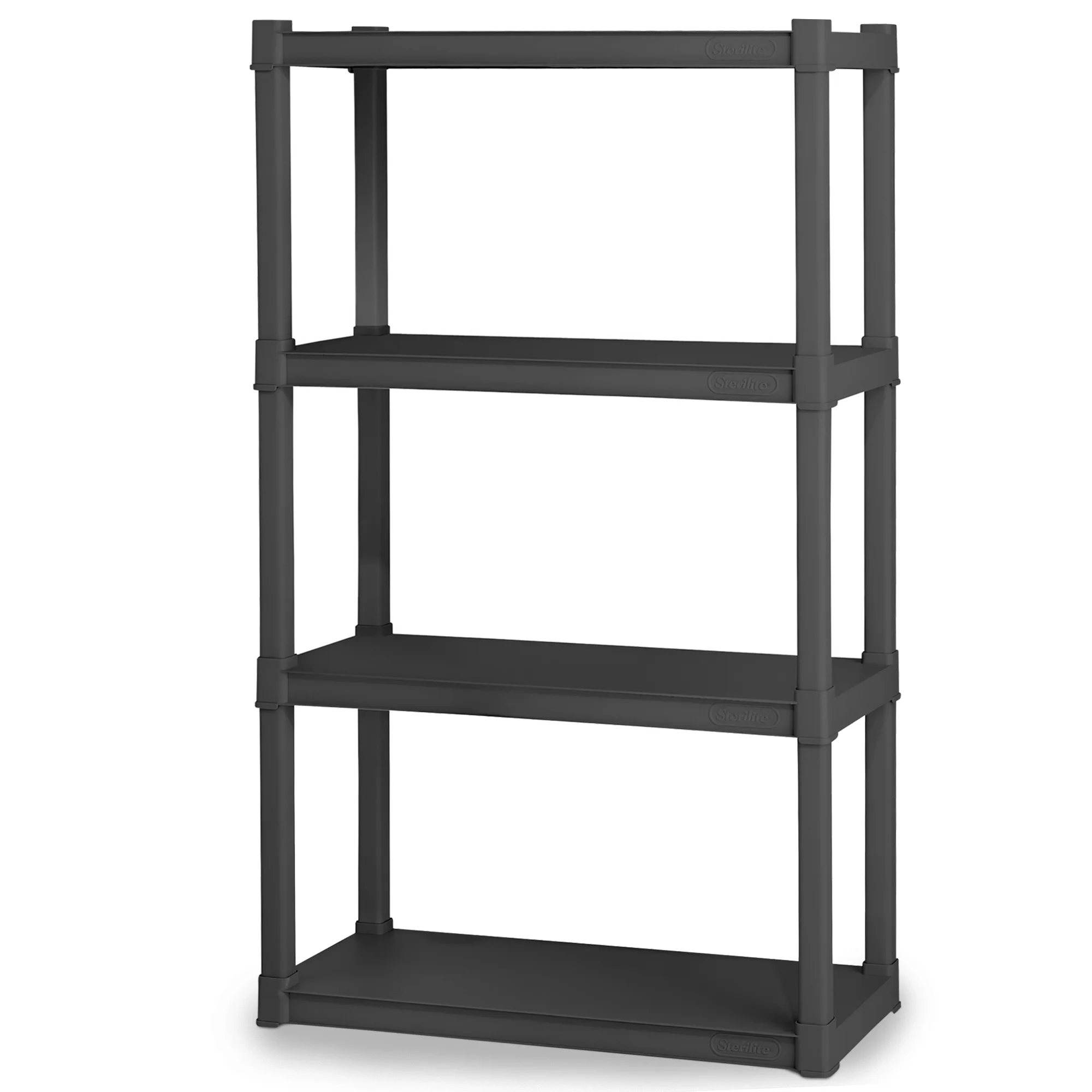 Sterilite 4 Shelf Plastic Storage Unit & 4 Pack 38 Gal Totes & 6 Pack 27 Gal Totes - Image 2