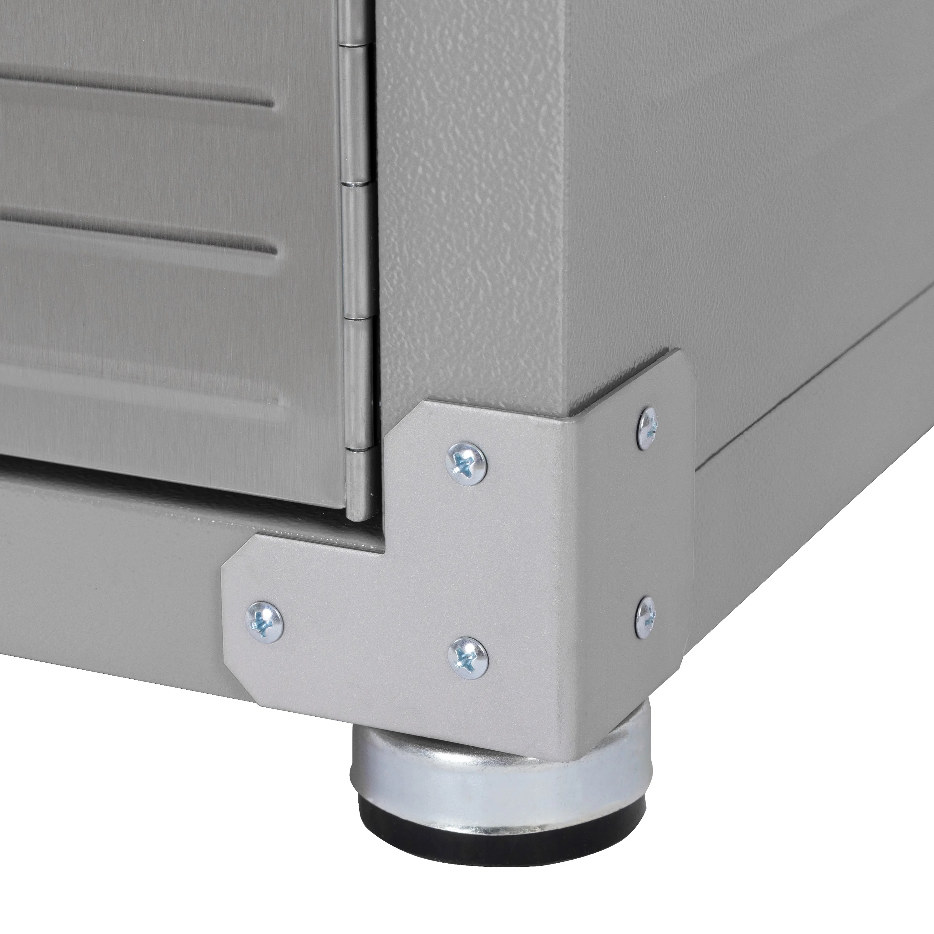 Seville Classics UltraHD? Heavy Steel Lockable Organizer Locker Storage Cabinet, 48" W x 24" D, Red - Image 44
