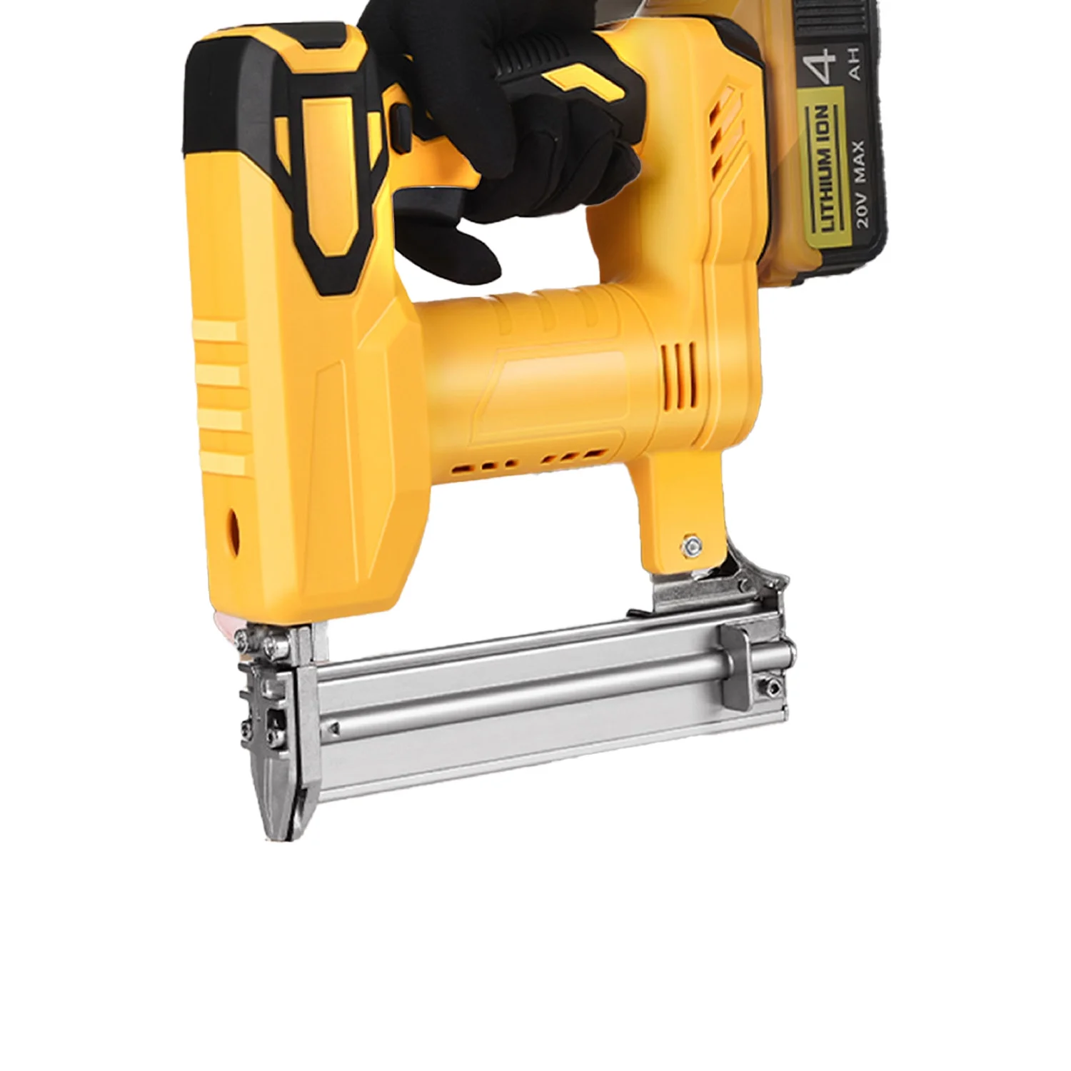 18 Gauge Brad Nailer Compatible with Dewalt 20V MAX Battery(NO Battery), Narrow Crown Stapler, 2 in 1 Cordless Nail Gun with 1000 Nails and 1000 Staples for Home Improvement, DIY and Woodworking - Image 4