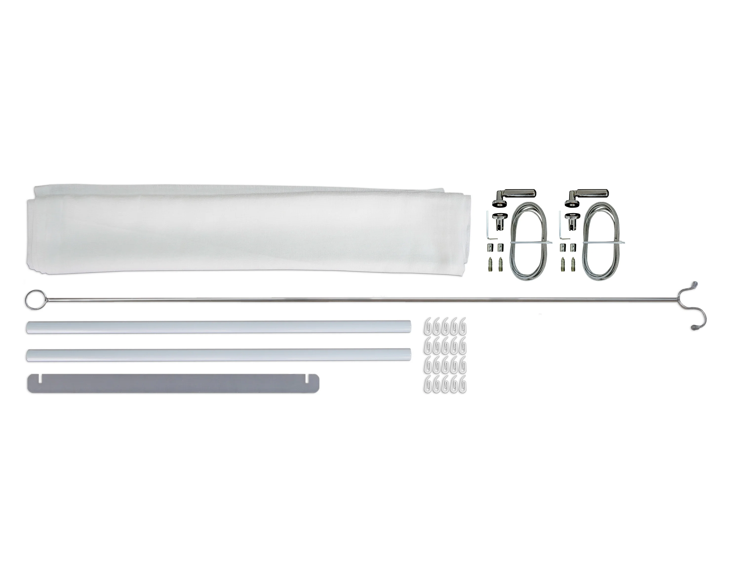 Palram - Canopia Patio Cover Blinds 10' x 10' - White for Feria 10', Olympia, Sierra 10' and Sanremo 10' - Image 5