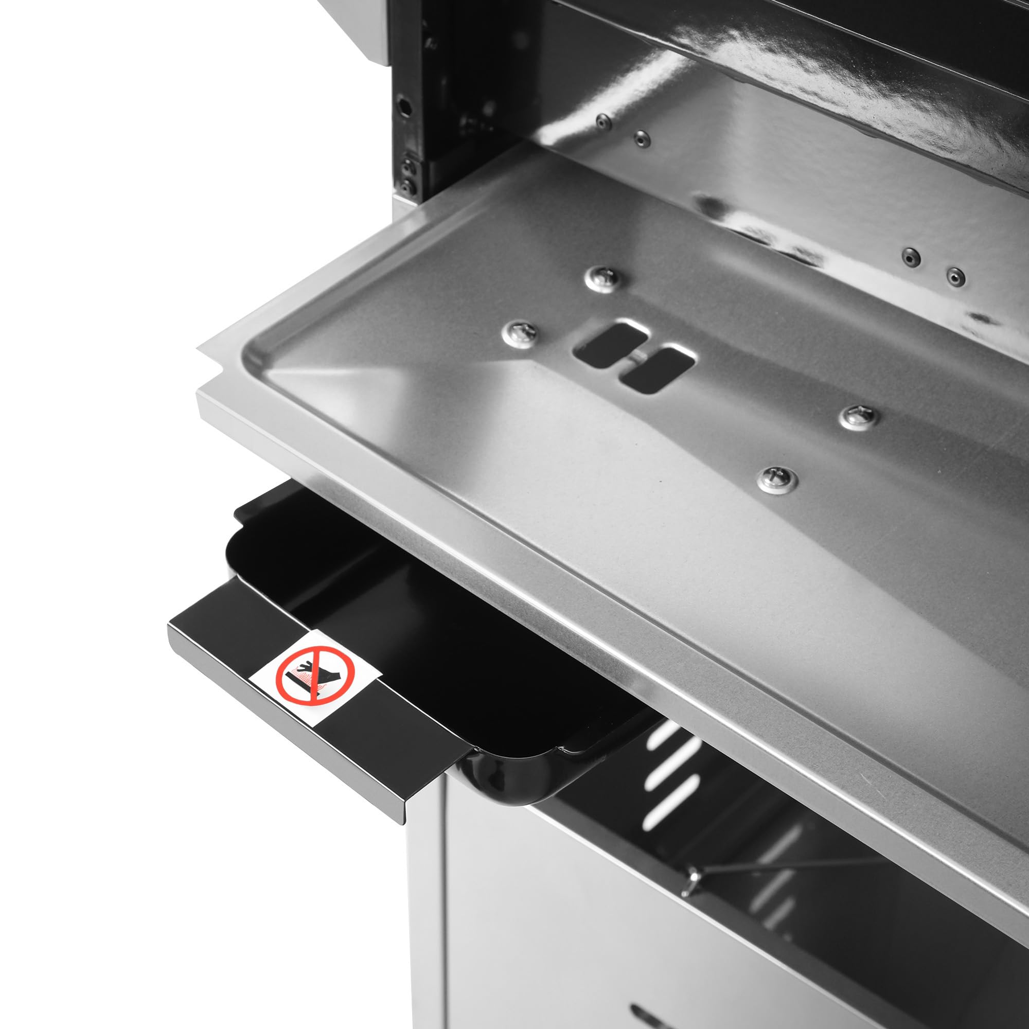 Stainless Steel 6-Burner Gas Grill – 74,000 BTU with Sear & Side Burner, Cabinet Style - Image 10