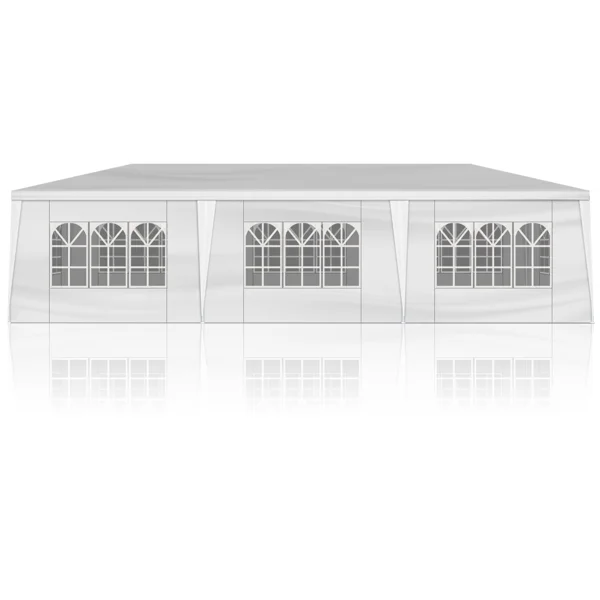 10'x30' Outdoor Party Tent with 8 Removable Sidewalls, Waterproof Canopy Patio Wedding Gazebo, White,white - Image 13