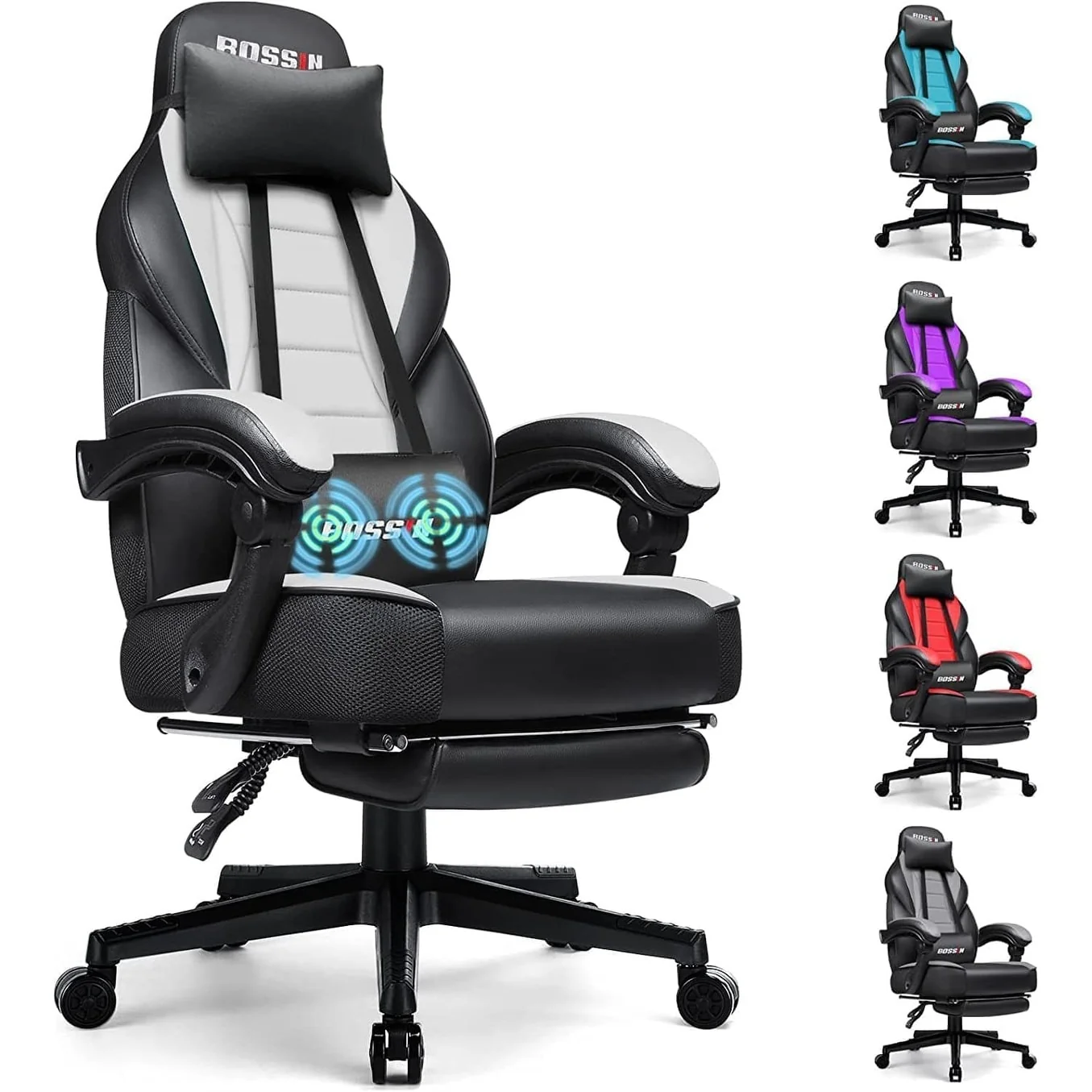 Racing Style Gaming Chair, 300 lbs Big and Tall High Back Computer Chair - Image 9