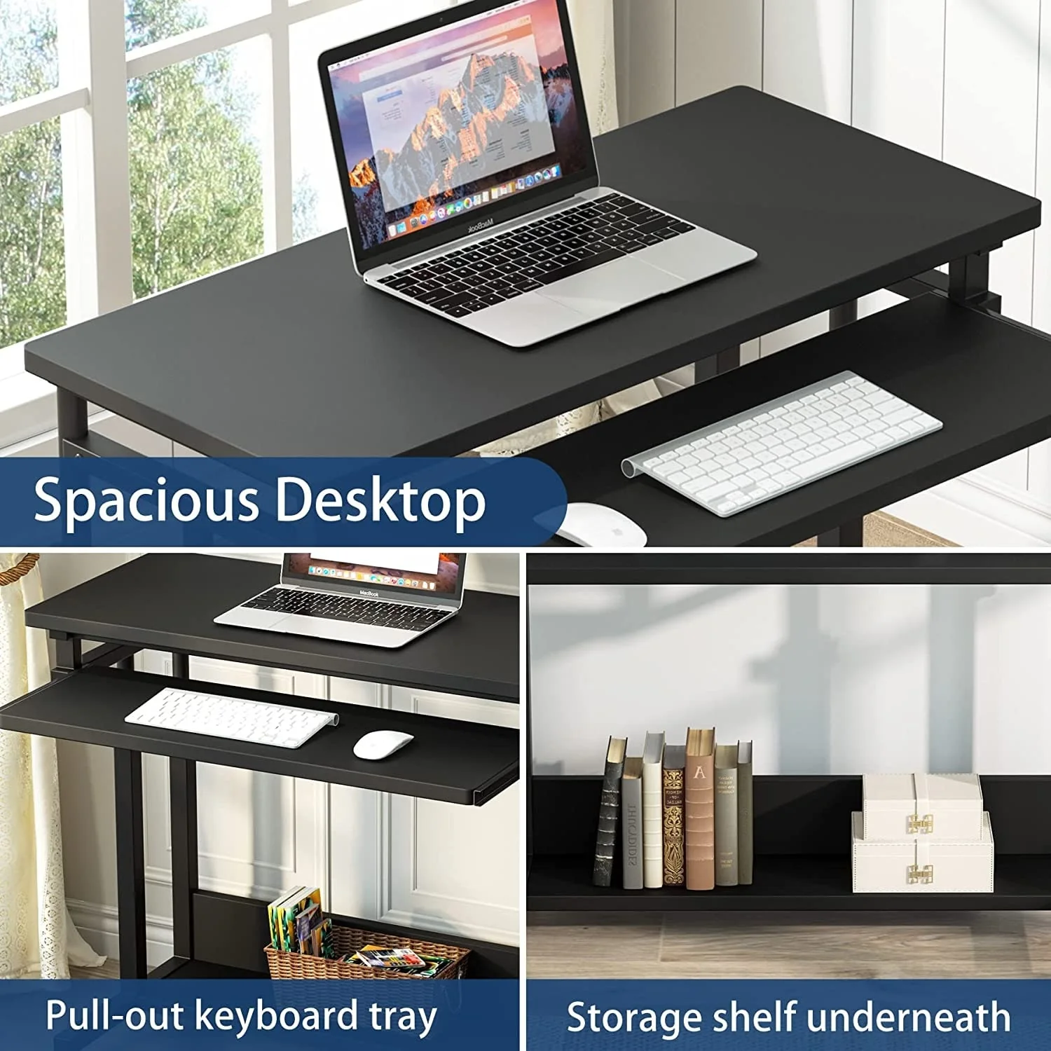 Height Adjustable Laptop Desk, Portable Sofa and Bed Table for Work and Study - Image 26