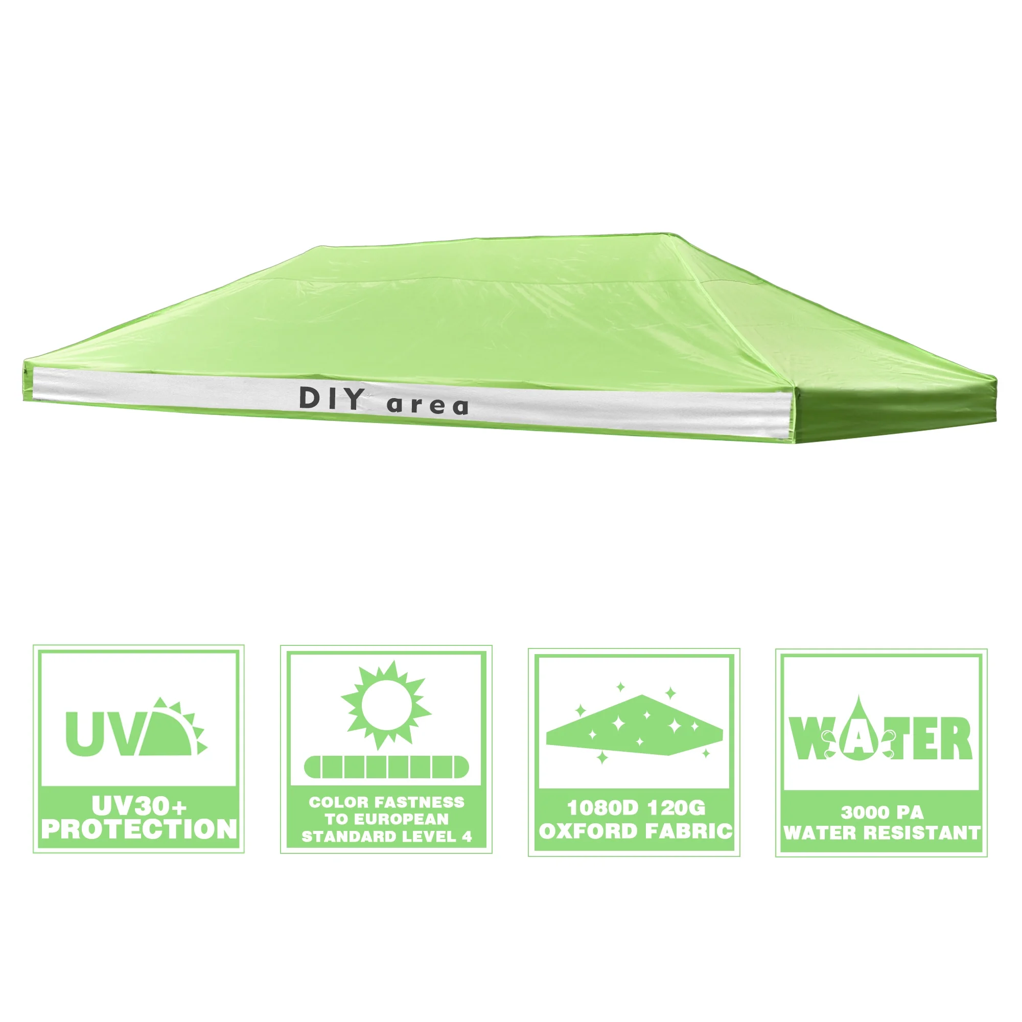 InstaHibit 10x20Ft Replacement Pop up Canopy Top Sunshade Cover Outdoor Patio - Image 63