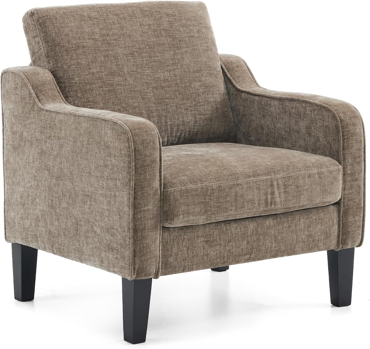 Olive Green Accent Chair, Upholstered Armchair for Living Room - Image 17